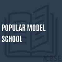 Popular Model School Logo