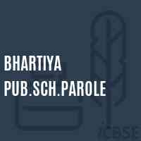 Bhartiya Pub.Sch.Parole Secondary School Logo