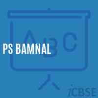 Ps Bamnal Primary School Logo