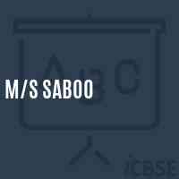 M/s Saboo Middle School Logo