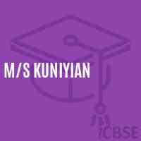 M/s Kuniyian Middle School Logo