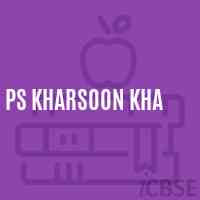 Ps Kharsoon Kha Primary School Logo