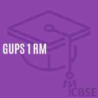 Gups 1 Rm Middle School Logo