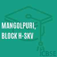 Mangolpuri, Block H-SKV Senior Secondary School Logo