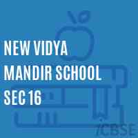 New Vidya Mandir School Sec 16 Logo