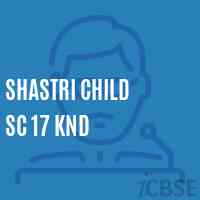 Shastri Child Sc 17 Knd Secondary School Logo