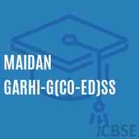 Maidan Garhi-G(Co-ed)SS Secondary School Logo