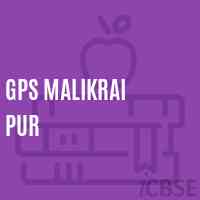 Gps Malikrai Pur Primary School Logo