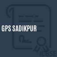 Gps Sadikpur Primary School Logo