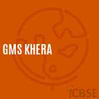 Gms Khera Middle School Logo