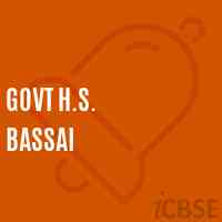Govt H.S. Bassai Secondary School Logo