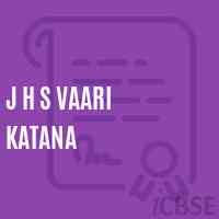 J H S Vaari Katana High School Logo