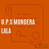 U.P.S Mundera Lala Middle School Logo