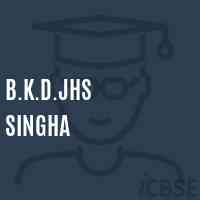 B.K.D.Jhs Singha Middle School Logo