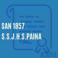 San 1857 S.S.J.H.S.Paina Middle School Logo
