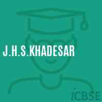 J.H.S.Khadesar Middle School Logo