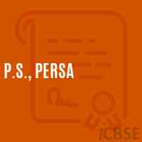 P.S., Persa Primary School Logo