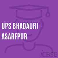Ups Bhadauri Asarfpur Middle School Logo