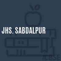 Jhs. Sabdalpur Middle School Logo