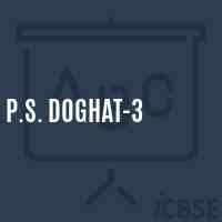 P.S. Doghat-3 Primary School Logo