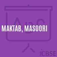 Maktab, Masoori Primary School Logo