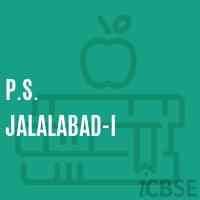 P.S. Jalalabad-I Primary School Logo