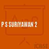 P S Suriyawan 2 Primary School Logo