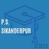 P.S. Sikanderpur Primary School Logo