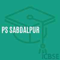 Ps Sabdalpur Primary School Logo