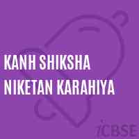 Kanh Shiksha Niketan Karahiya High School Logo