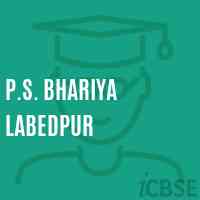 P.S. Bhariya Labedpur Primary School Logo