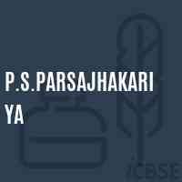 P.S.Parsajhakariya Primary School Logo