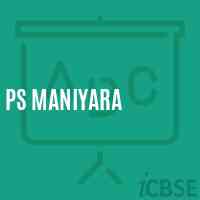 Ps Maniyara Primary School Logo