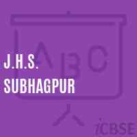 J.H.S. Subhagpur Middle School Logo