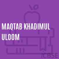 Maqtab Khadimul Uloom Primary School Logo