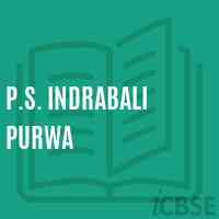 P.S. Indrabali Purwa Primary School Logo