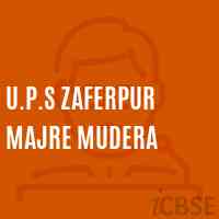 U.P.S Zaferpur Majre Mudera Middle School Logo