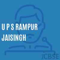 U P S Rampur Jaisingh Middle School Logo