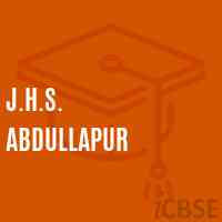 J.H.S. Abdullapur Middle School Logo