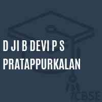 D Ji B Devi P S Pratappurkalan Primary School Logo