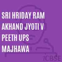 Sri Hriday Ram Akhand Jyoti V Peeth Ups Majhawa Primary School Logo