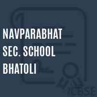 Navparabhat Sec. School Bhatoli Logo