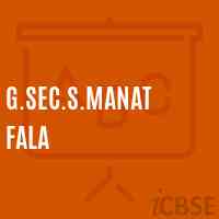 G.Sec.S.Manat Fala Secondary School Logo