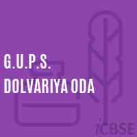 G.U.P.S. Dolvariya Oda Middle School Logo