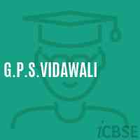 G.P.S.Vidawali Primary School Logo