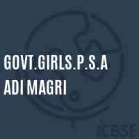 Govt.Girls.P.S.Aadi Magri Primary School Logo