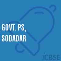 Govt. Ps, Sodadar Primary School Logo