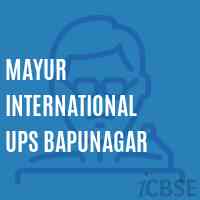 Mayur International Ups Bapunagar Middle School Logo