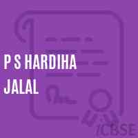 P S Hardiha Jalal Primary School Logo