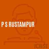 P S Rustampur Primary School Logo